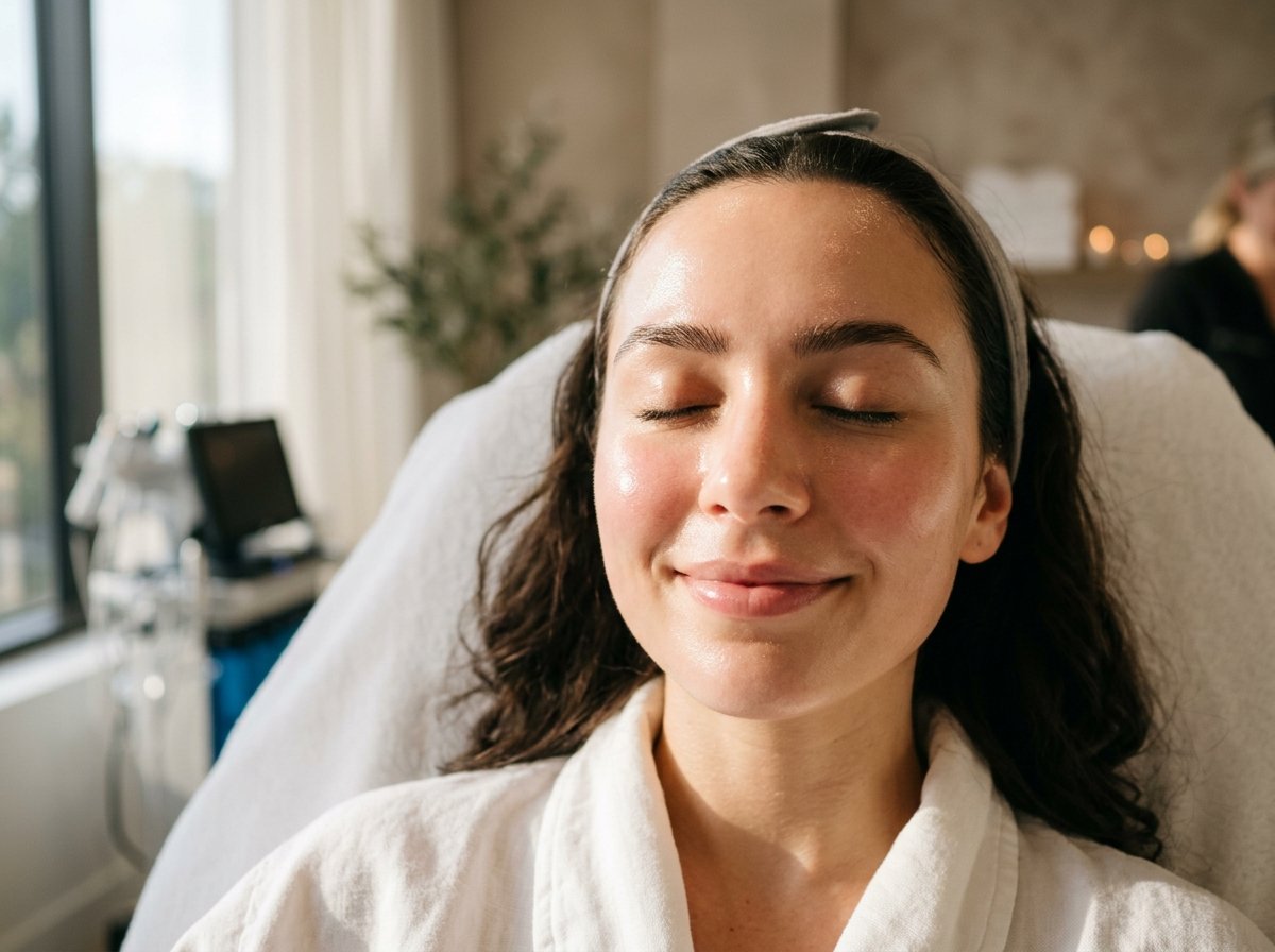 Radiant glowing skin results